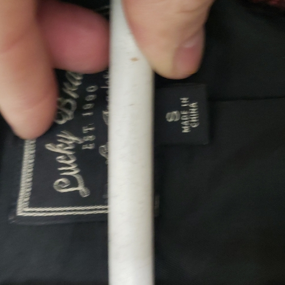 Lucky Brand Light Motorcycle jacket Red - Picture 3 of 4